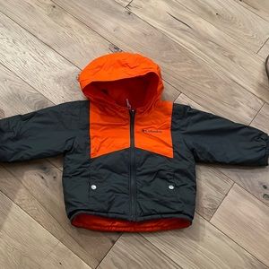 Columbia Boys 12-18M reversible coat